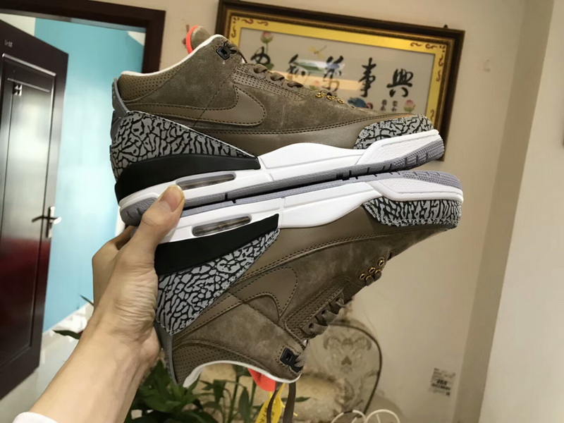 Authentic Air Jordan 3 JTH NRG Tinker“coffee”